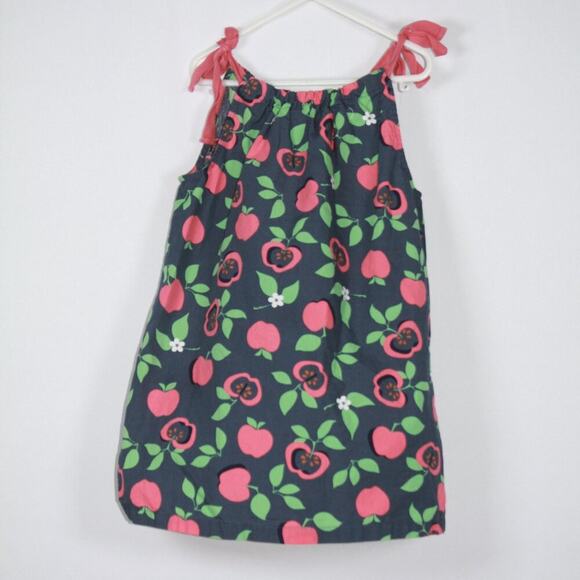 Hanna Andersson Girl's Dress with Apple Print Size EU 140 US 10 - Picture 3 of 7